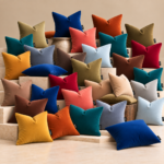 Coussin décoratif 45×45 simple cm pour hôtel, riad et Airbnb chez rawiessentials.png